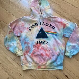 Pink Floyd 1973 tye dye hoodie - NWT S